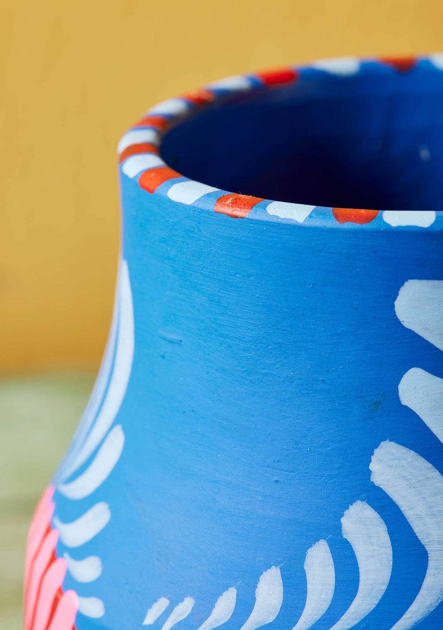Handpainted Boyam Planter - Large
