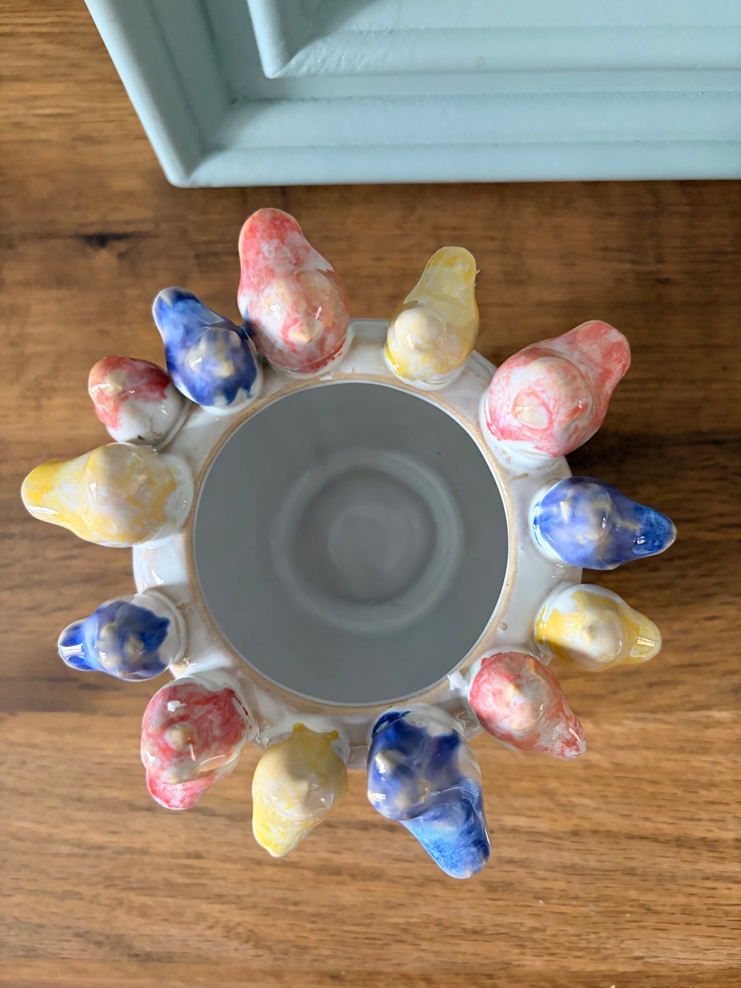 Colourful Bird Trinket Bowl | Ceramic Jewellery Dish