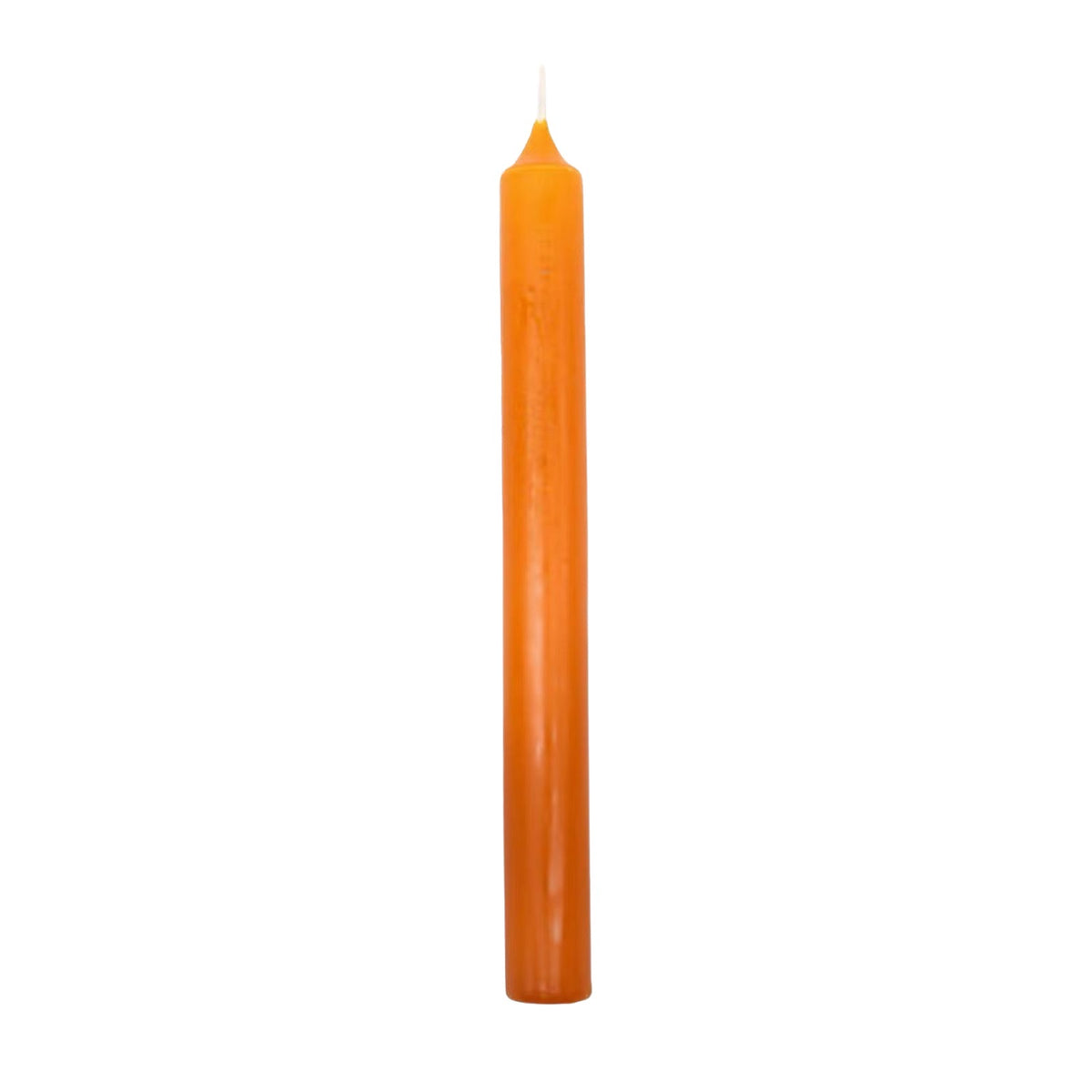 The Zest For Life Orange Single Dinner Candle