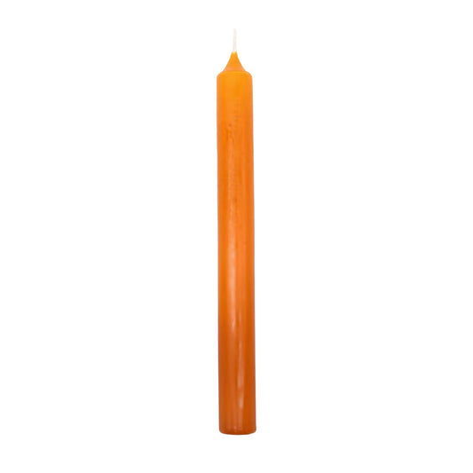 The Zest For Life Orange Single Dinner Candle