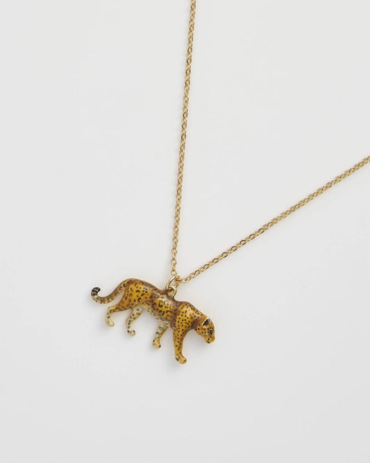 FABLE Leopard Pendant Necklace
