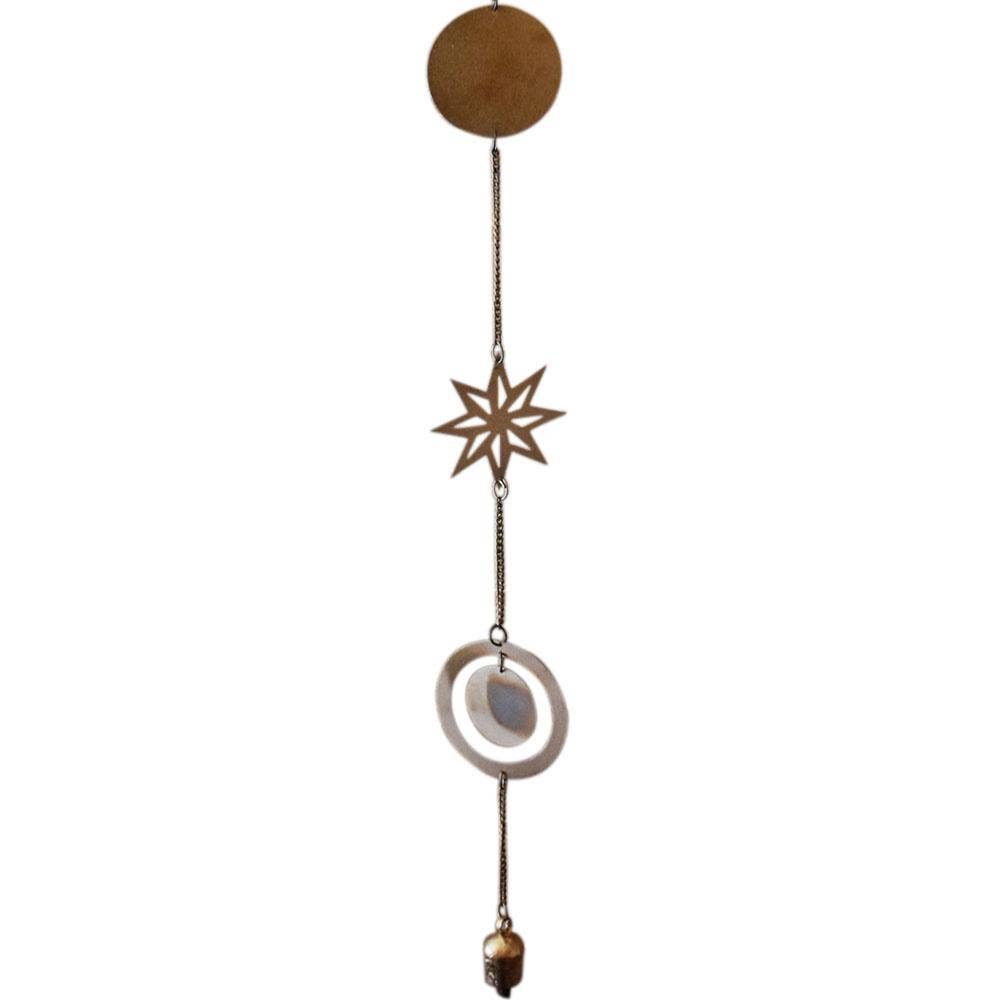 Windchime Metal, Stars Moon Planets 105cm