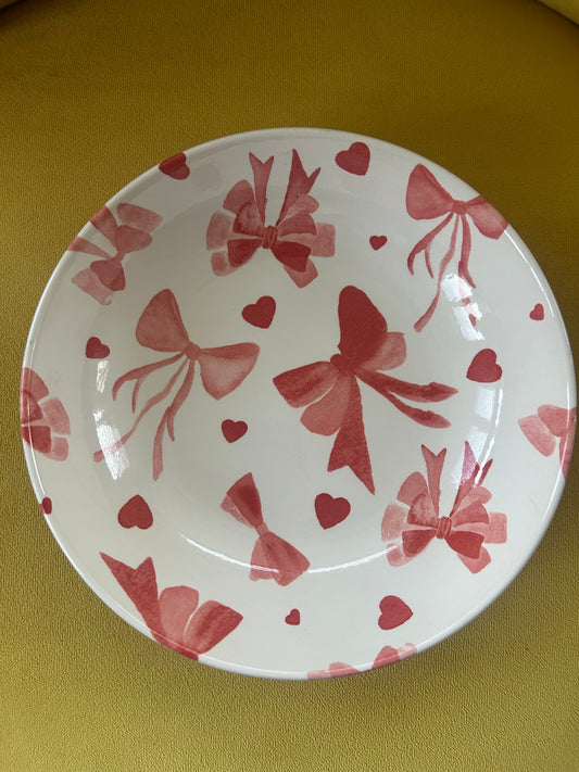Royal Stafford ‘Watercolour Bows’ pasta bowl