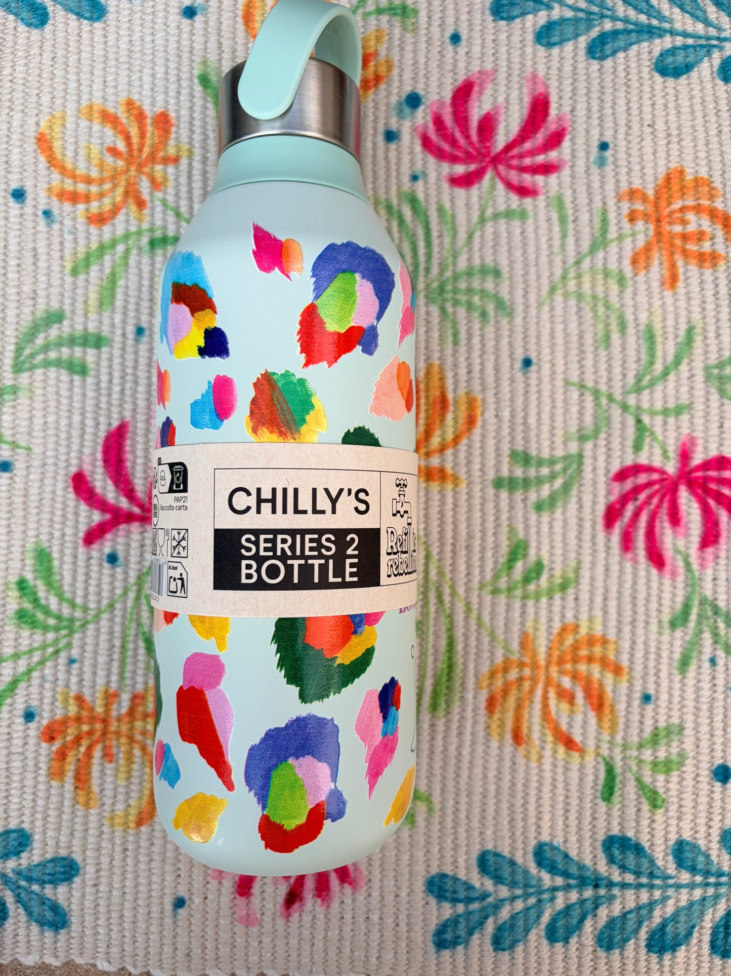 Eleanor Bowmer Leopard Print Insulated Bottle - 500ml
