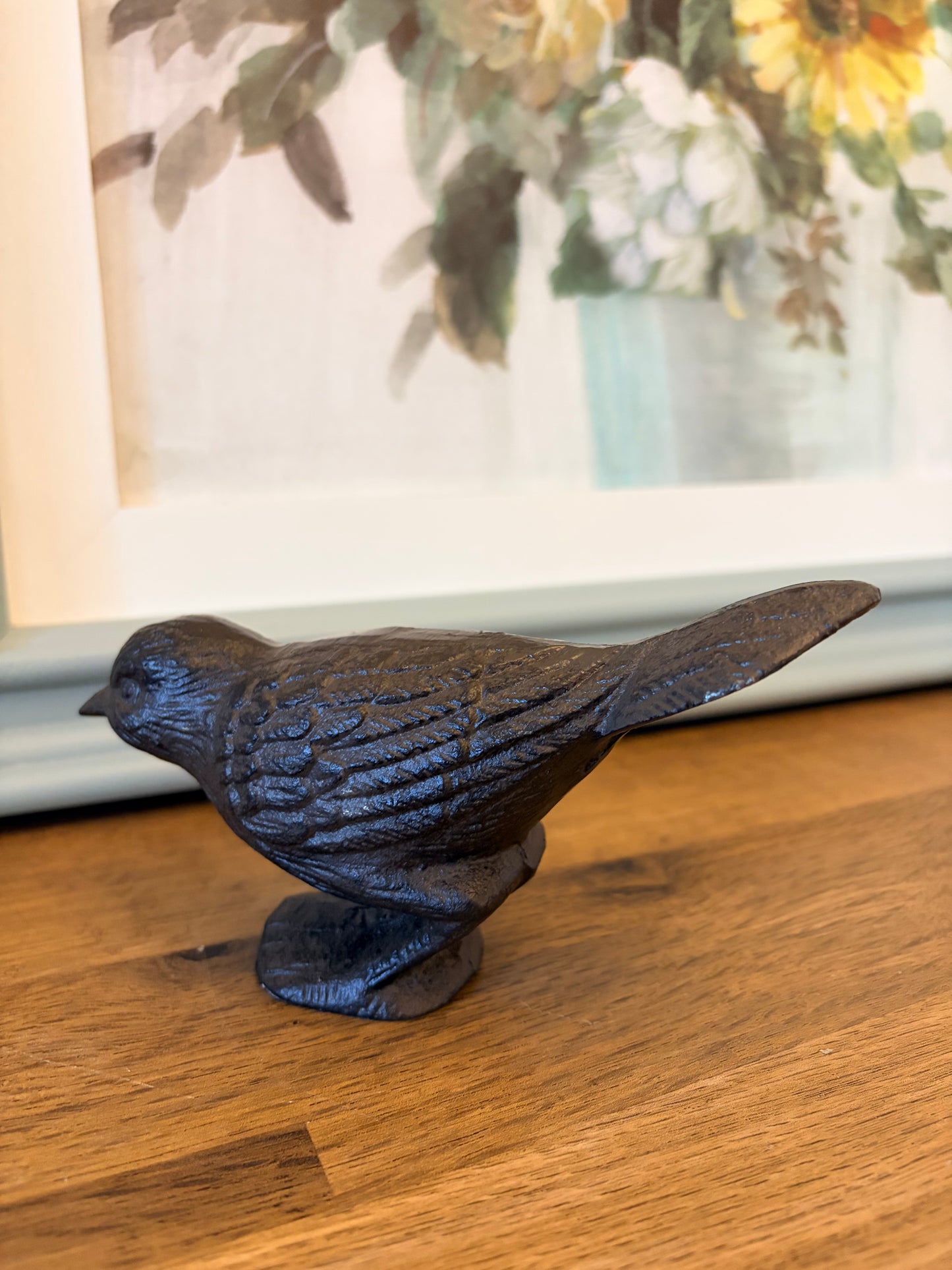 Cast Iron Blackbird Ornament