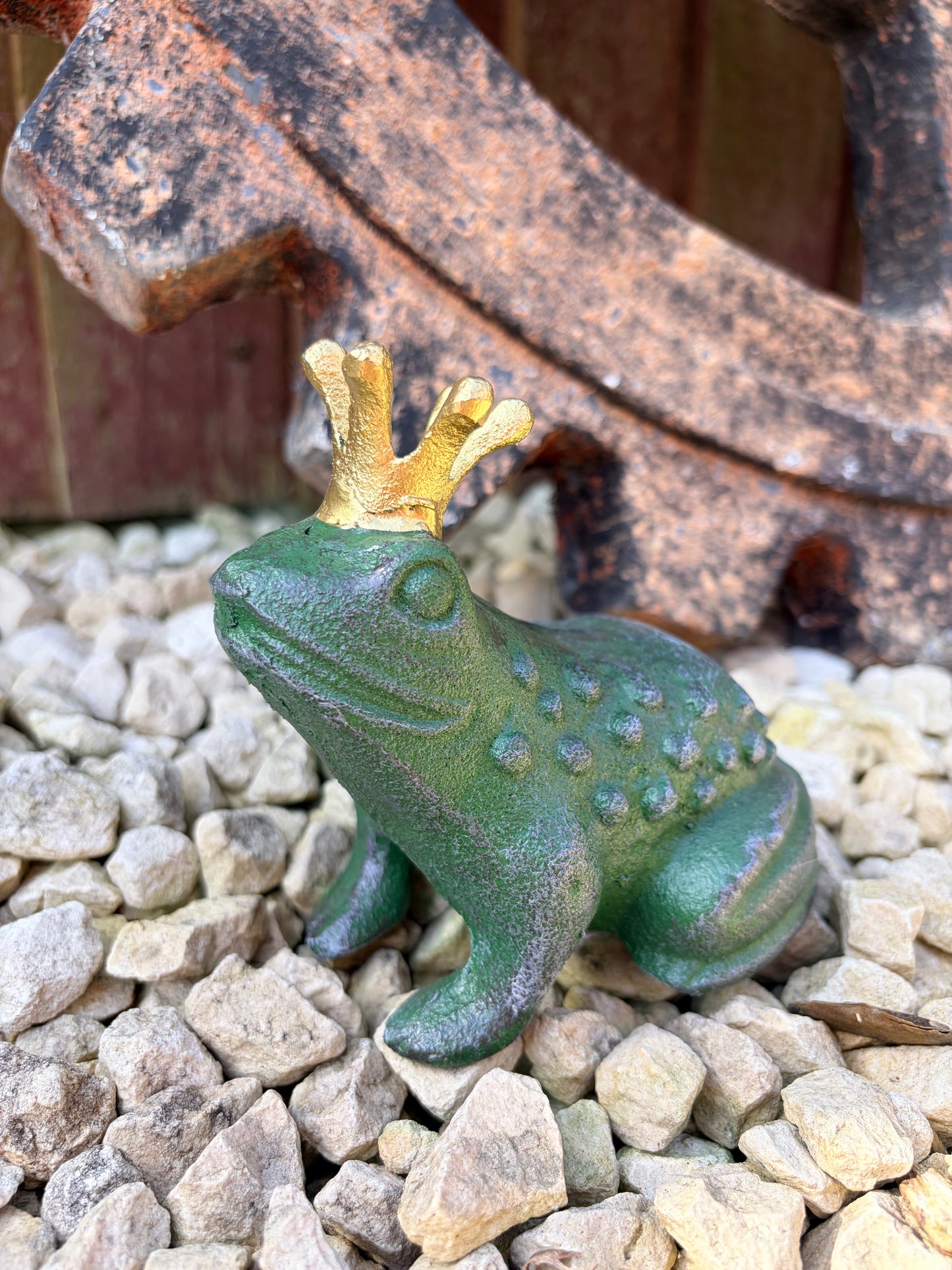 Cast Iron Frog Prince Ornament
