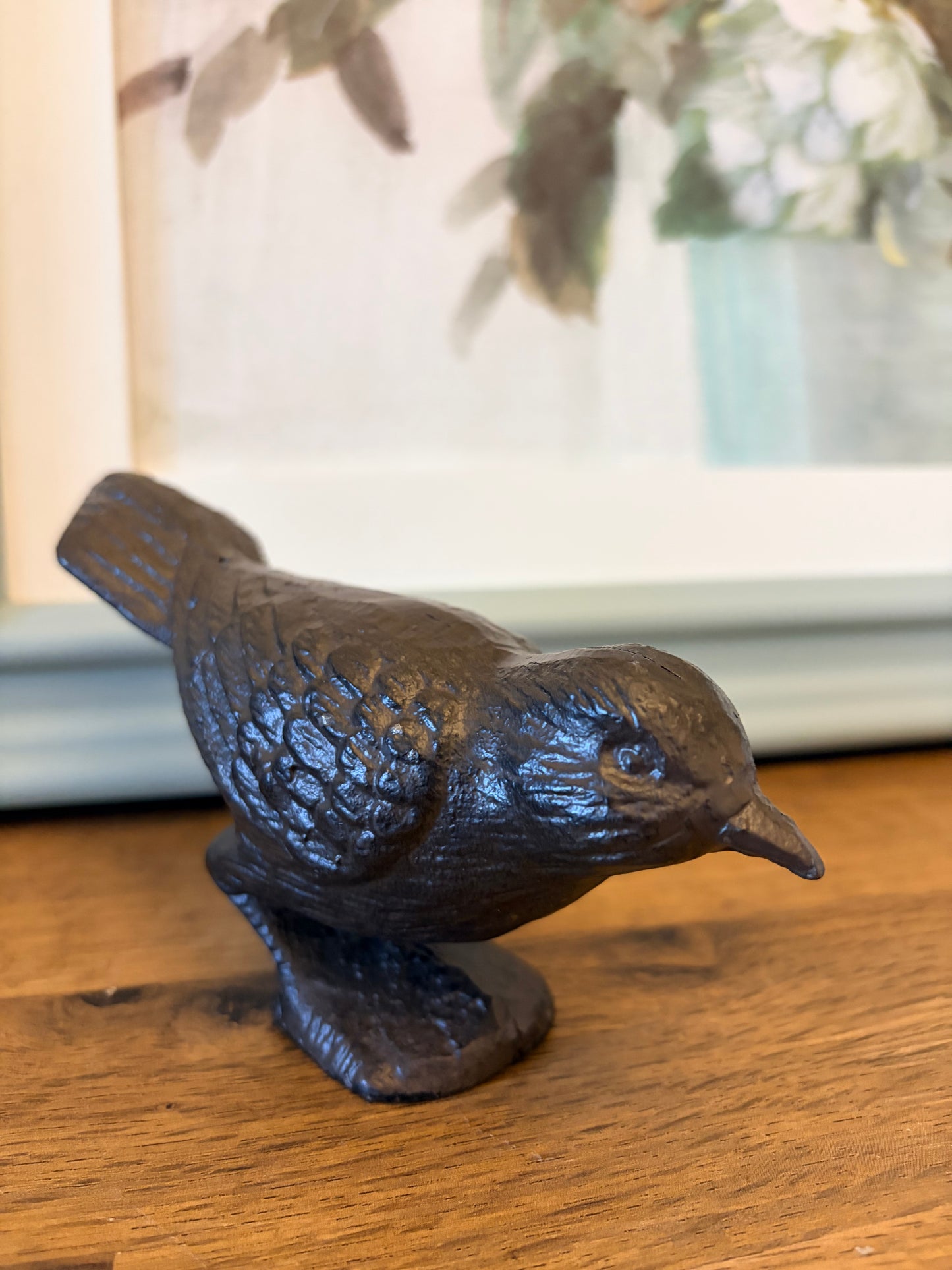 Cast Iron Blackbird Ornament