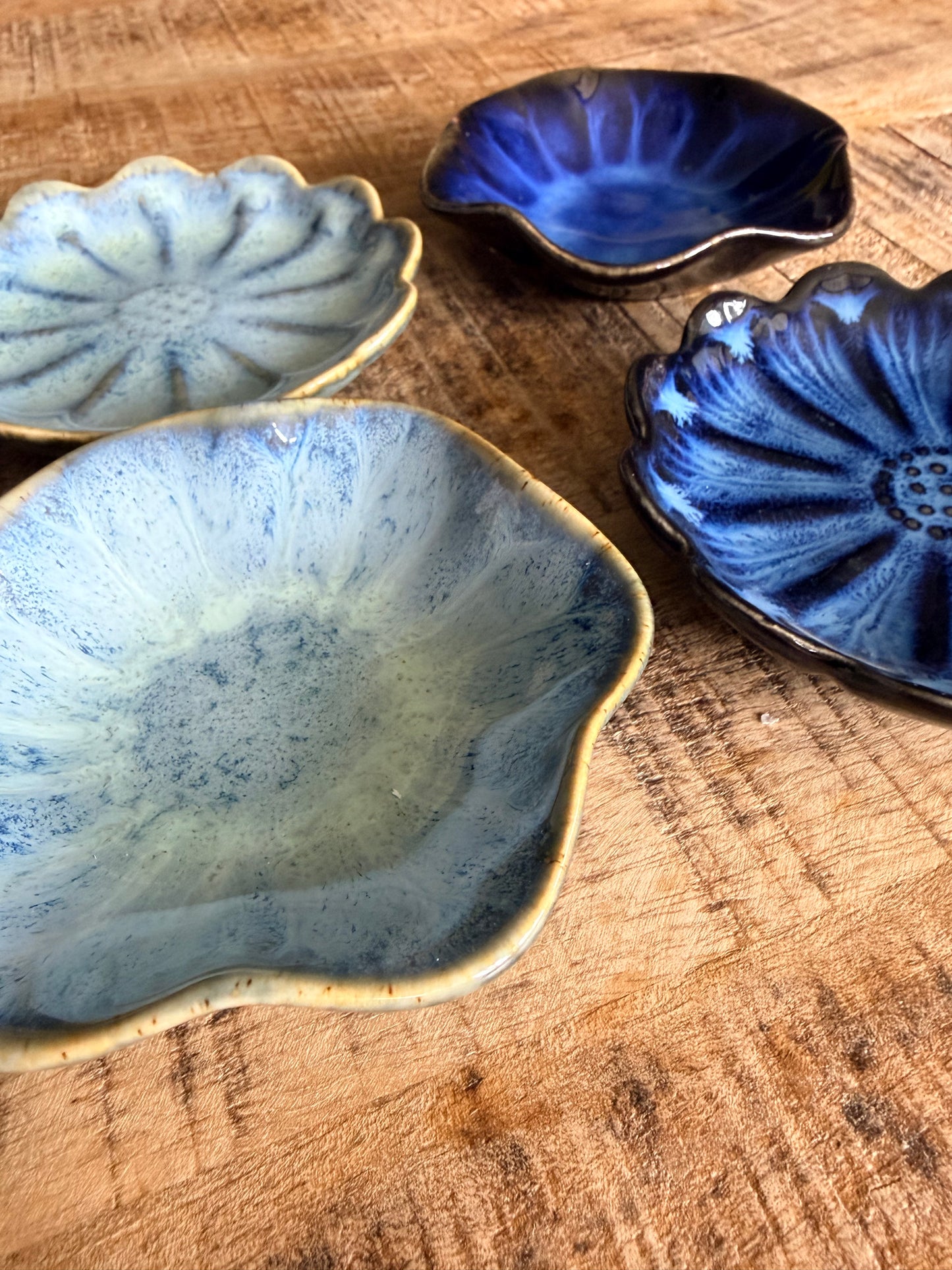 Midnight Bloom trinket dishes - set of 4