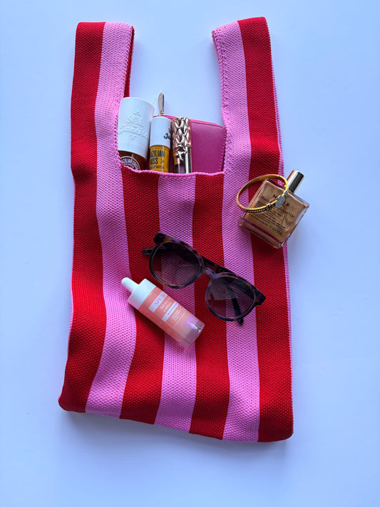 The Off-Duty Striped Tote Bag