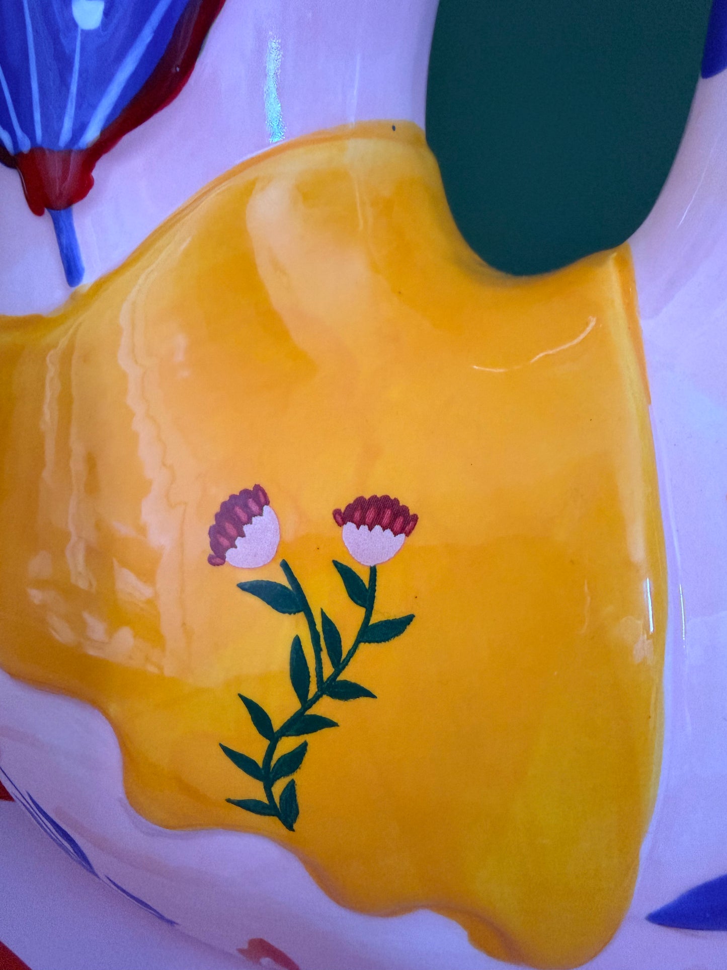 The Flora Vase | Pink Earthenware Bird Vase