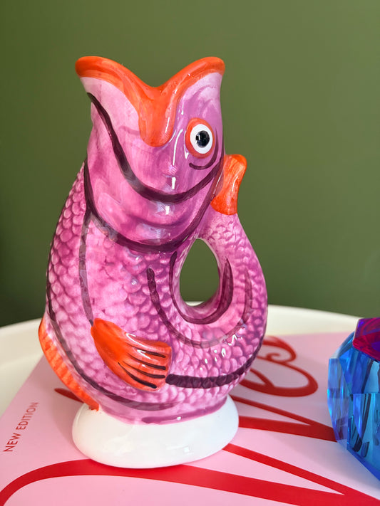 The Marina Vase | Pink Ceramic Fish Vase