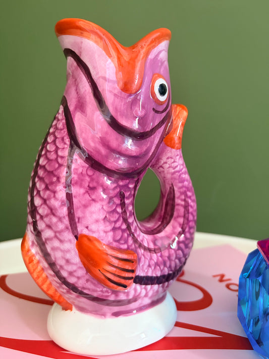The Marina Vase | Pink Ceramic Fish Vase