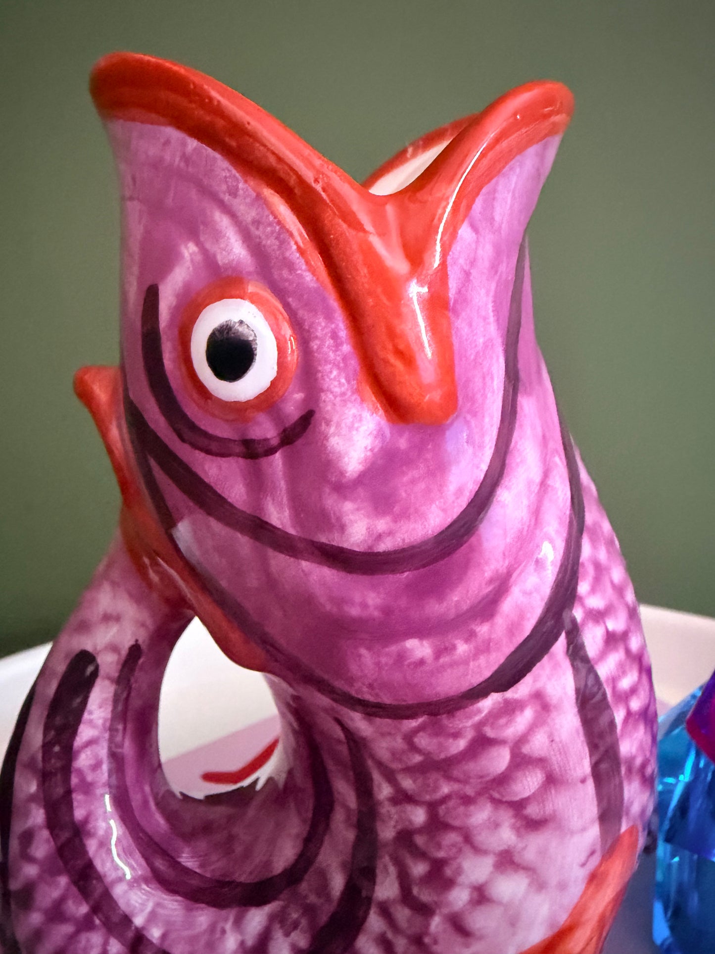 The Marina Vase | Pink Ceramic Fish Vase