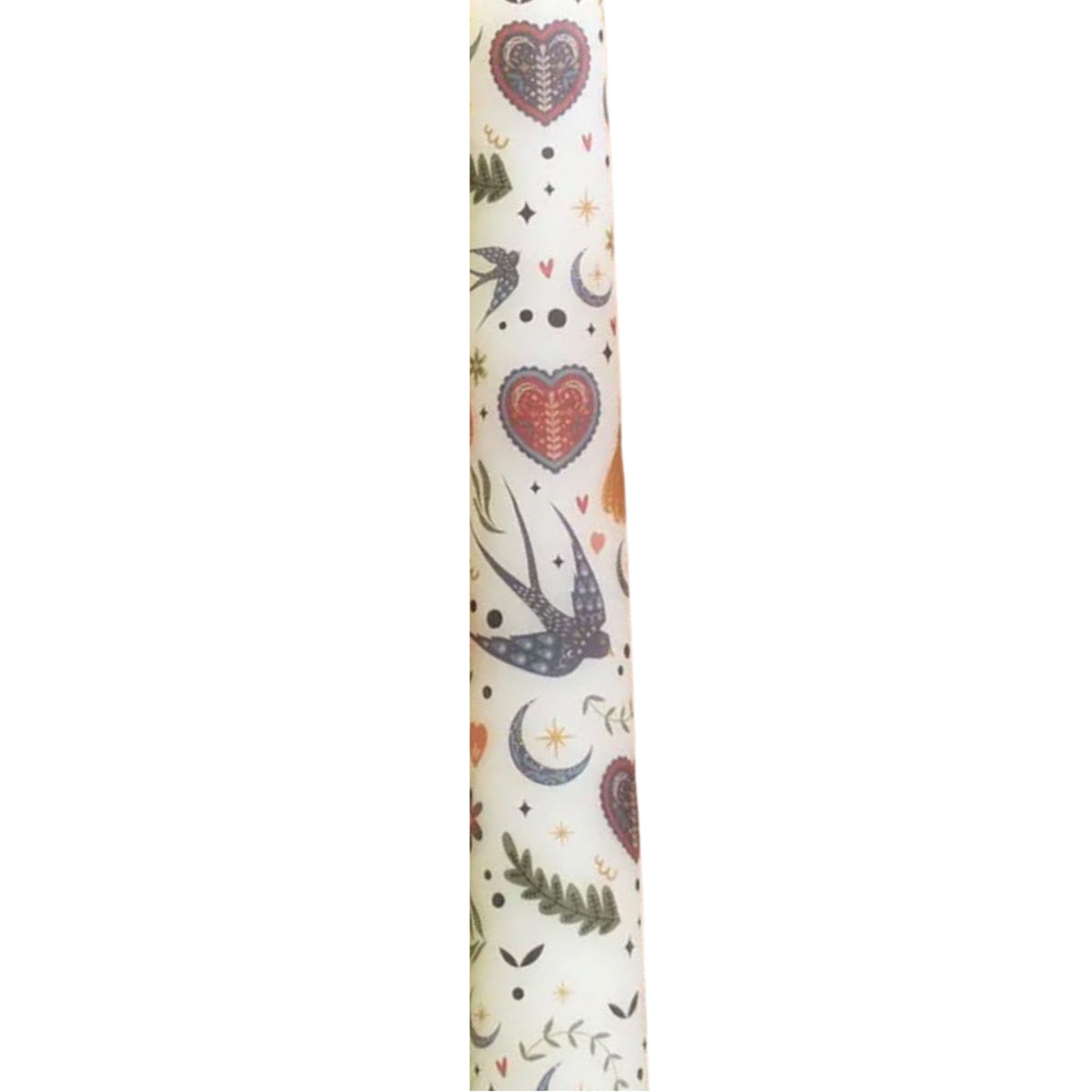 The Stevie Folk Print Single Dinner Candle