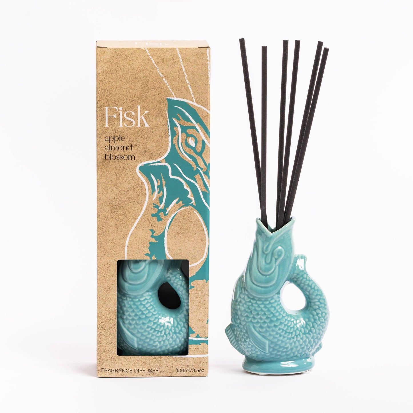 Teal Gluggle Fish Reed Diffuser