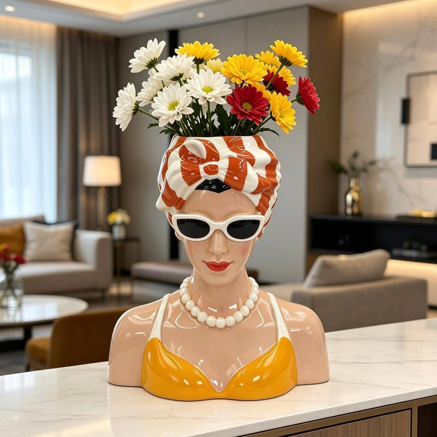 Palm Springs Diva Lady Vase