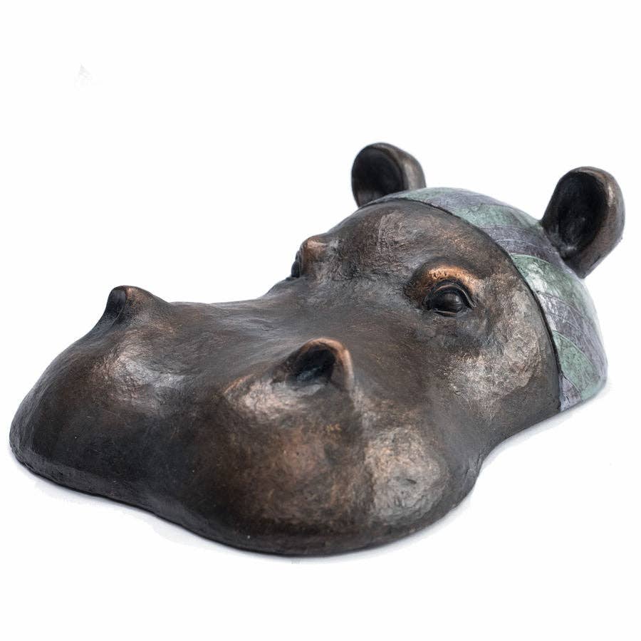 Baby Hippo Garden Ornament