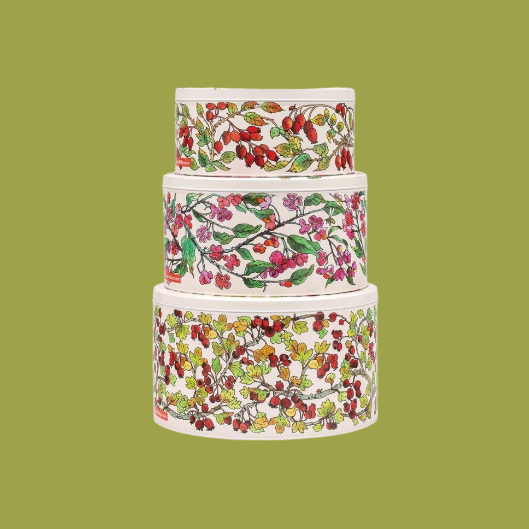 Emma Bridgewater - Bird in Hedgerow set of 3 cake tins