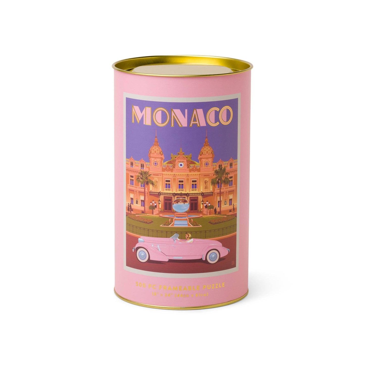 Monaco travel poster 500 piece jigsaw puzzle