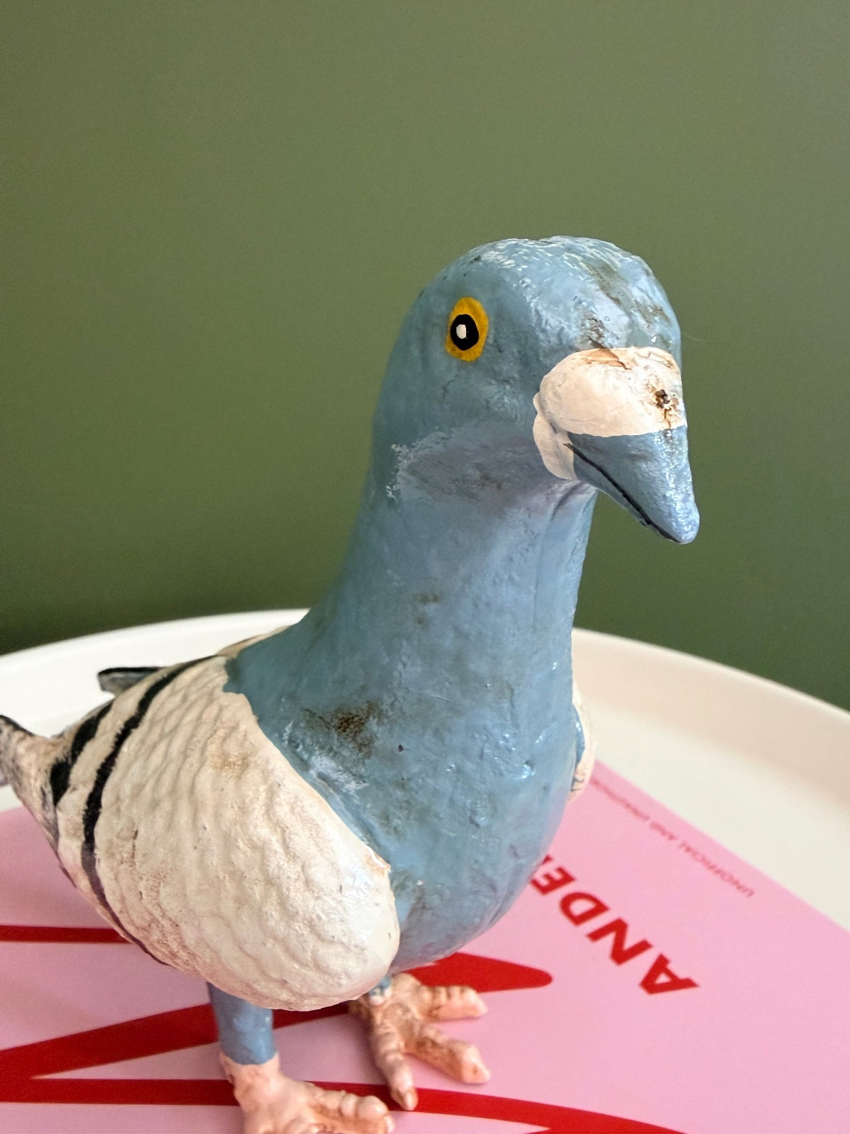 Cast Iron Pigeon Ornament