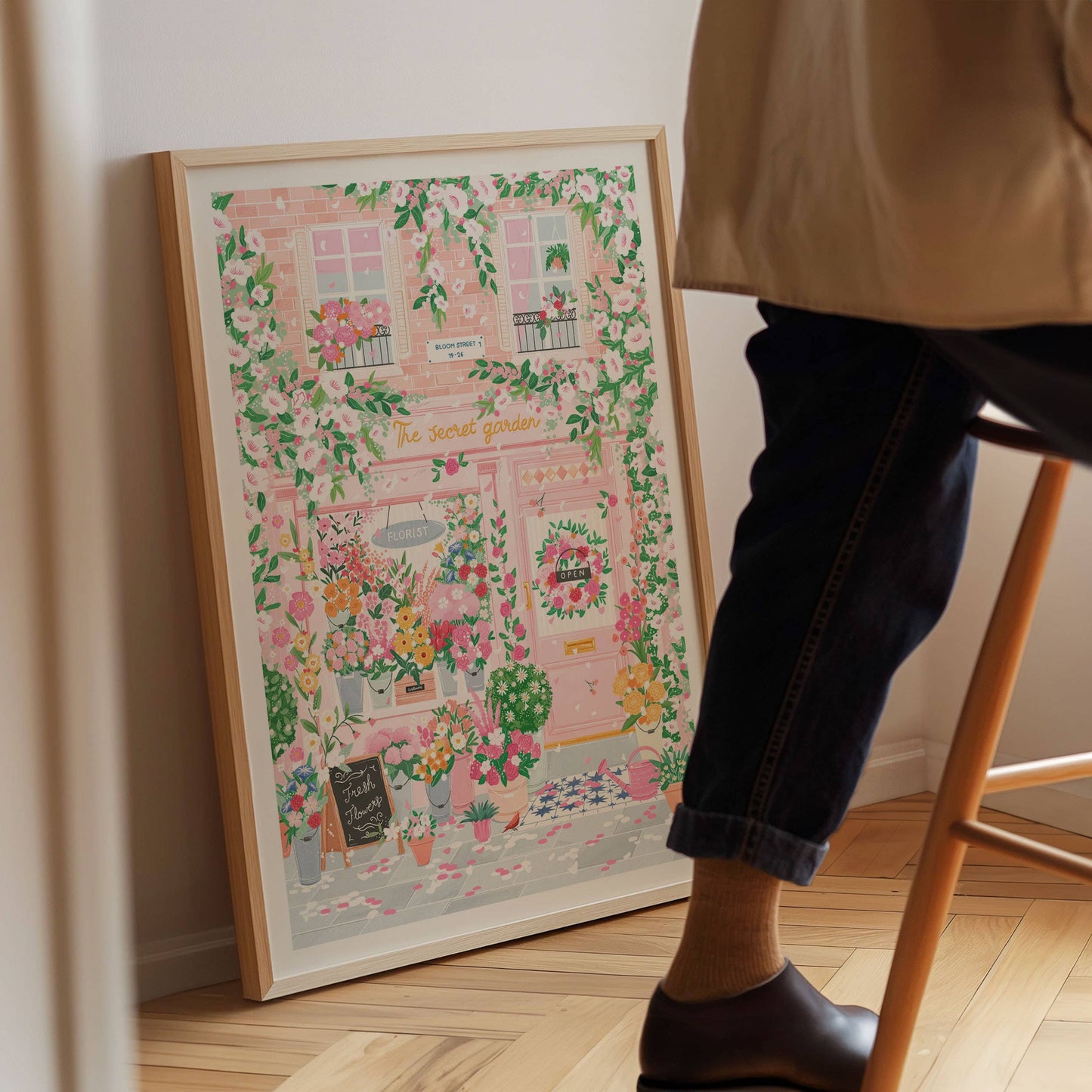 Flower Shop Print 
