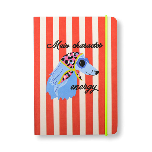 Main Character Energy Dog Note Book