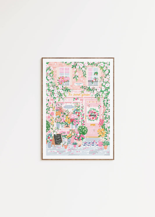 Flower Shop Print 