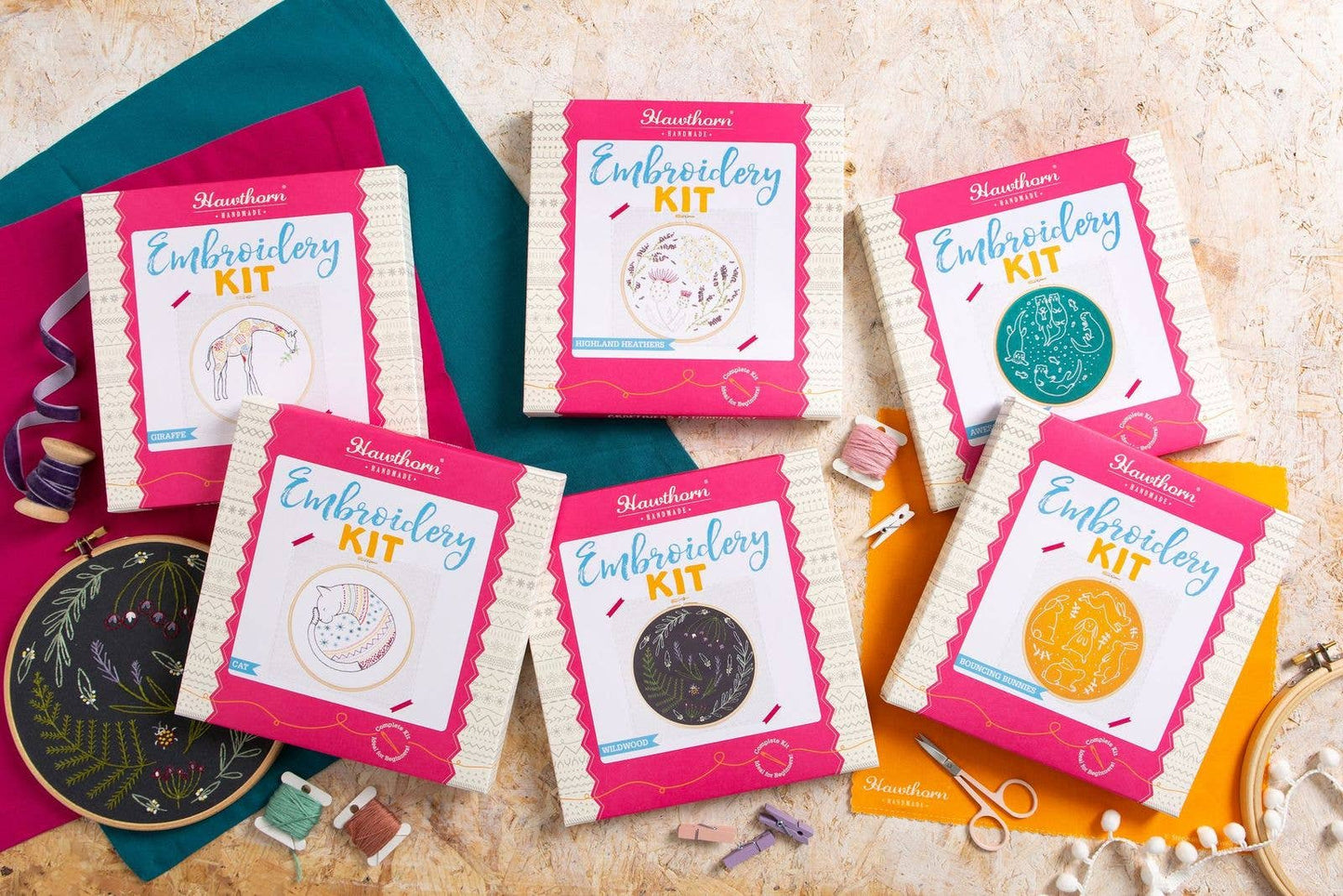 Dandy Dogs Embroidery Kit | Complete Craft Kit for Beginners