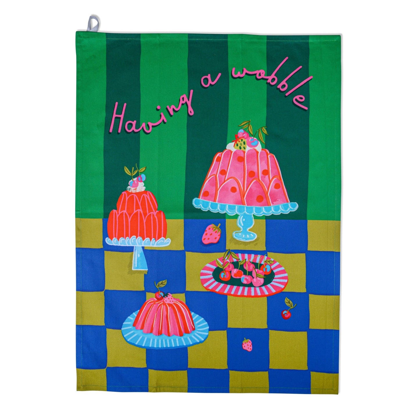 Having a Wobble Tea Towel