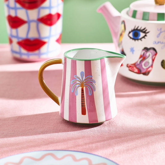 Eleanor Bowmer Electric Coast Palm Milk Jug