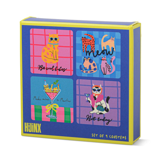 The Cat Lover Coasters (set of 4)