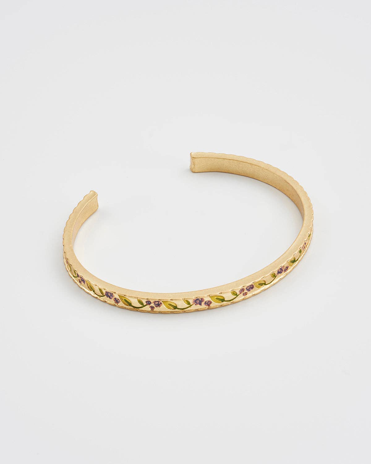 Blackberry Bramble Gold Bangle
