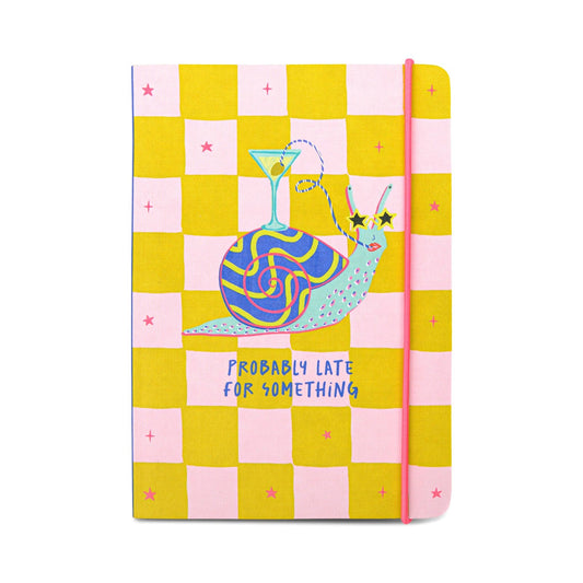Probably Late for Something Snail Note Book