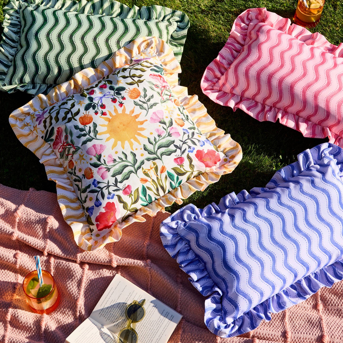 Summer Solstice Outdoor Cushion Summer