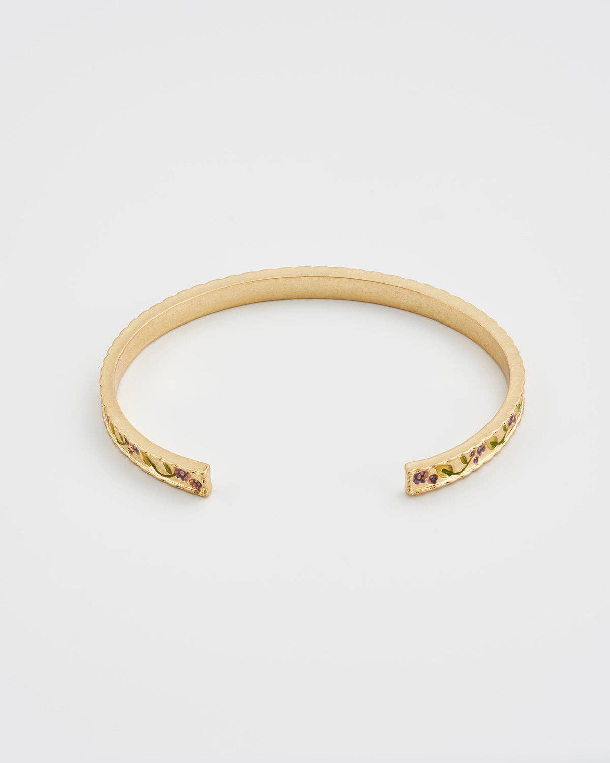 Blackberry Bramble Gold Bangle