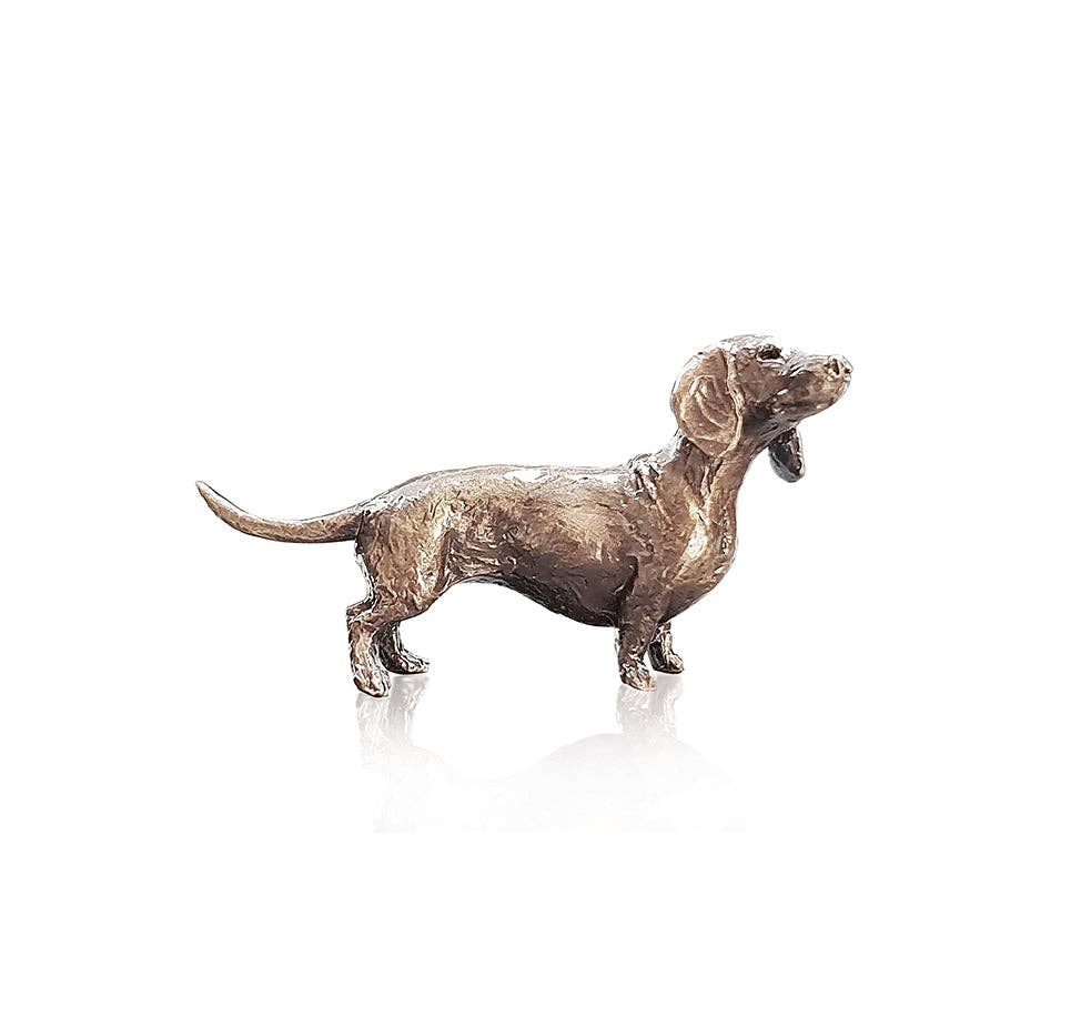 Butler & Peach Miniature Bronze Dachshund